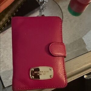 Michael Kors Fuchsia Pink Leather wallet
